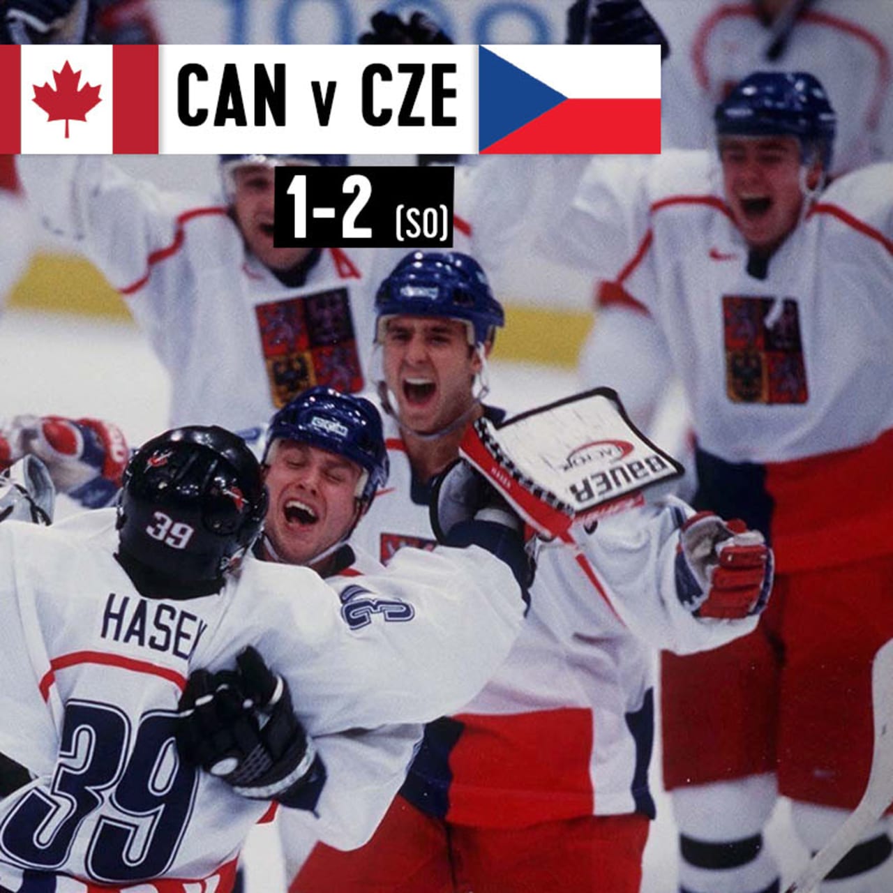 CAN v CZE (Semifinal) - Men's Icve Hockey | Nagano 1998 Replays