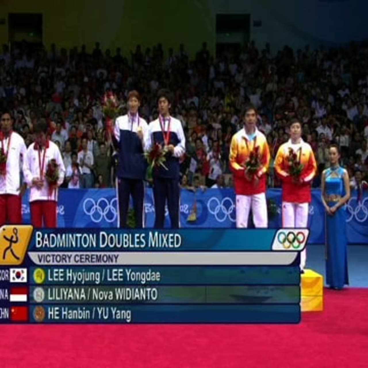 混双决赛- 羽毛球| 2008年北京奥运会集锦