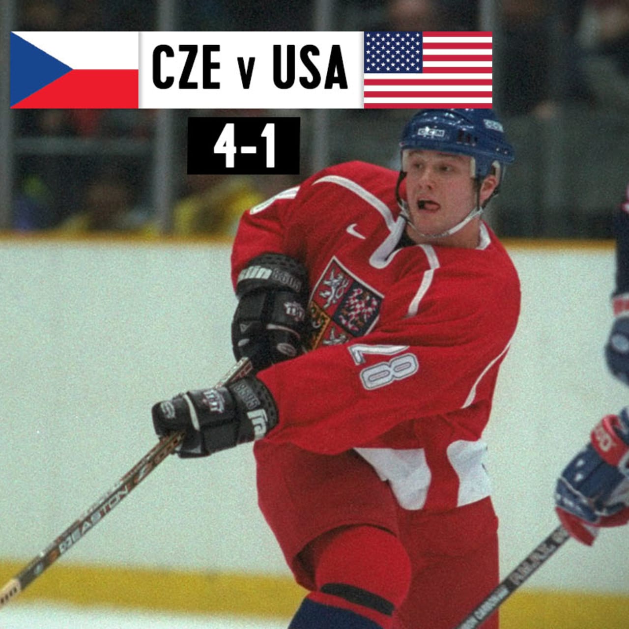CZE vs USA、アイスホッケー男子準々決勝 | 長野1998リプレイ