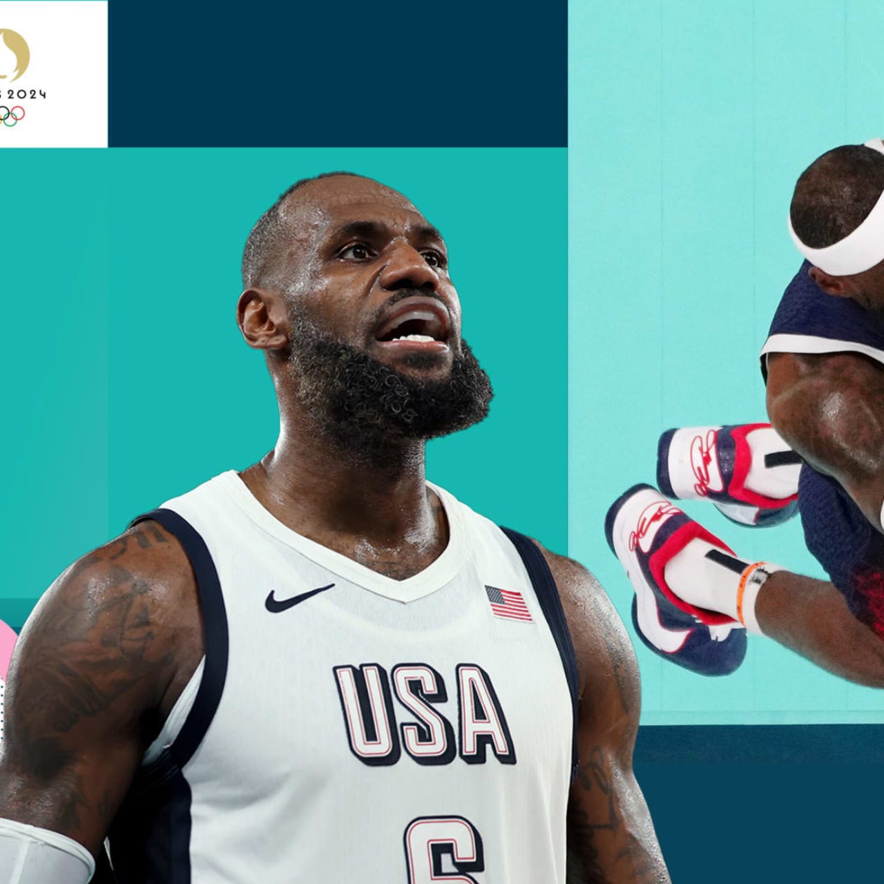 レブロンジェームズ LeBron James オリンピック2024 アメリカ代表 レブロン・ジェームズがアメリカ代表の旗手に 「最高の名誉