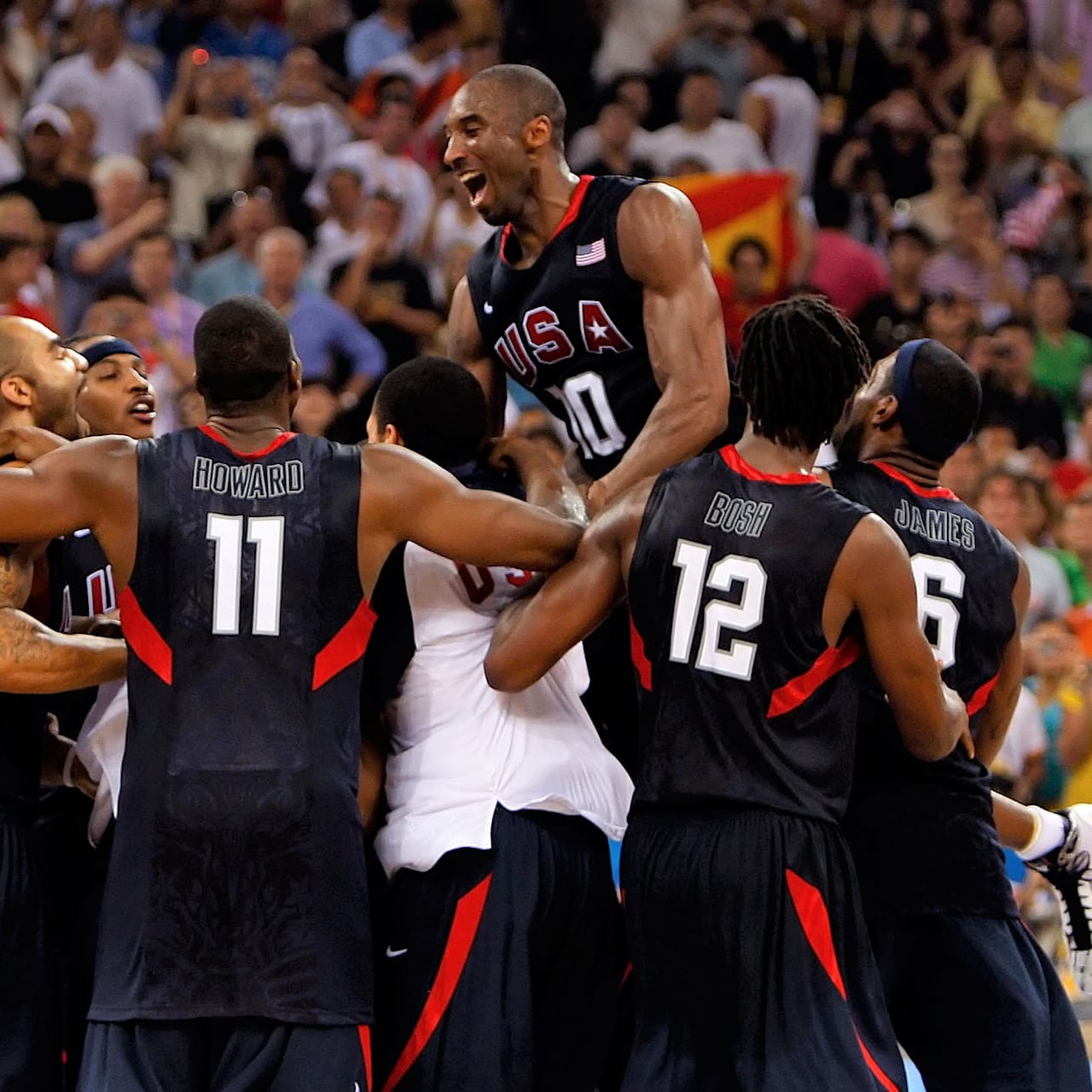 Beijing 2008 Olympic Games USA Basketball Kobe Bryant Jersey