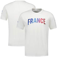 Paris 2024 Olympics Le Coq Sportif Team France Olympic Village T-Shirt - Marshmallow