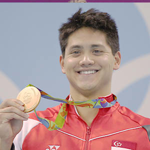 Schooling 2025 gold medal