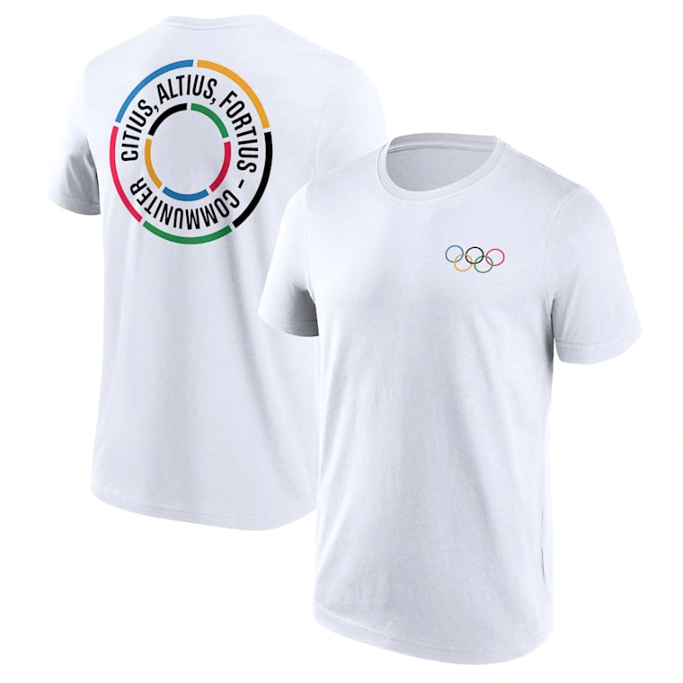 The Olympic Collection - Latin Crest T-Shirt - White