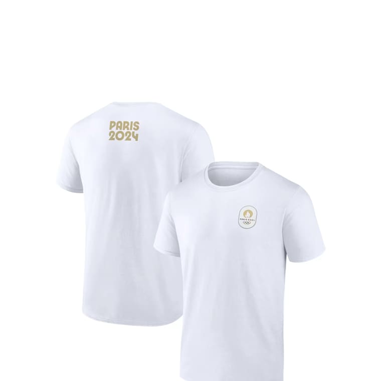 Paris 2024 Olympics Essentials Small Crest T-Shirt - White