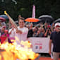 A refreshing day for the Olympic Torch in the Vichy urban community!