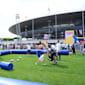 Olympic Day in Saint-Denis: Athletes and fans take part in sport at Paris 2024 Games Stadium