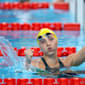 Para swimming: Kylian Portal in the final of the 100 m freestyle S12, world record i...