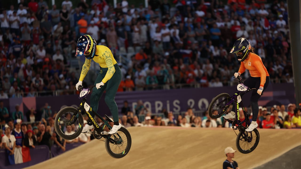 Men's Semifinals Run 1 | Cycling BMX Racing | Olympic Games Paris 2024