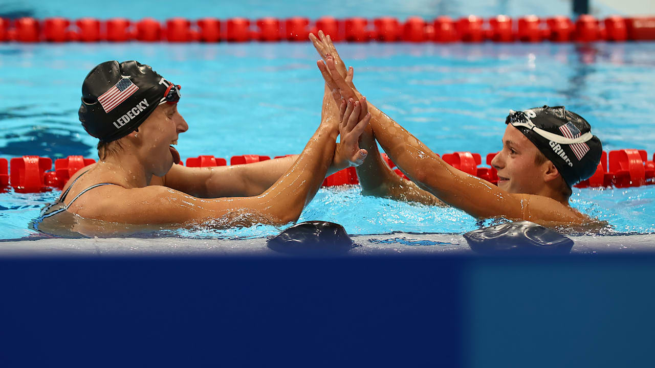 Katie Grimes: Lehren aus den Erfahrungen von Katie Ledecky