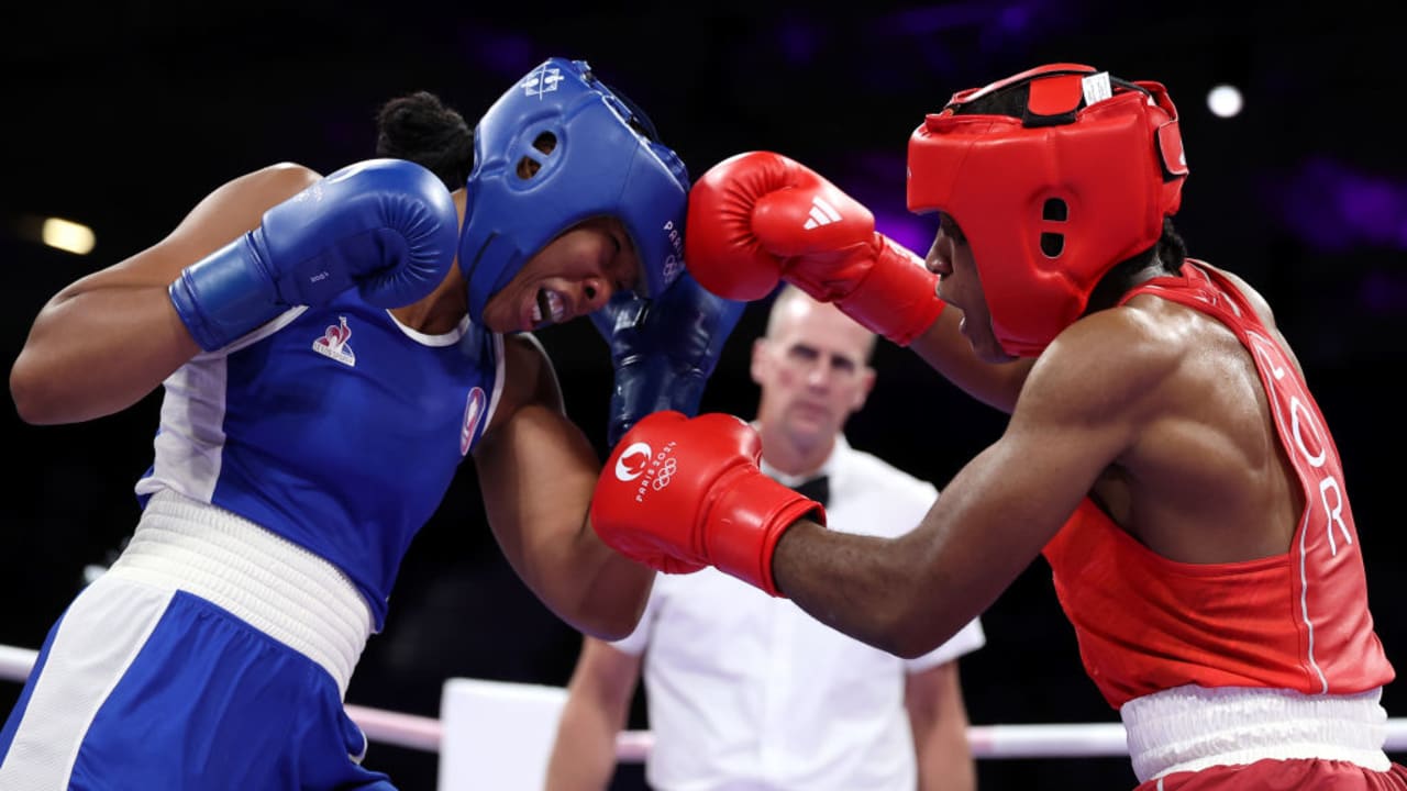 Cindy Winner Djankeu Ngamba (EOR) vs. Davina Michel (FRA) Damen 75kg