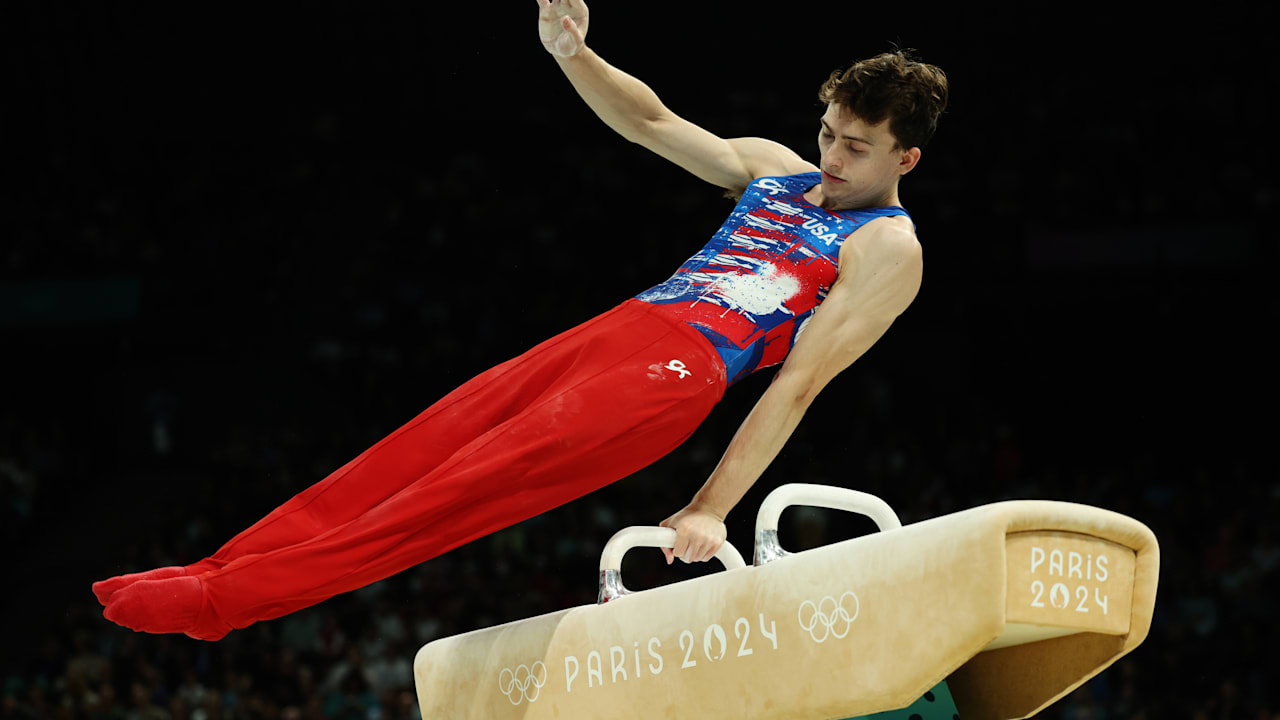 Artistic Gymnastics -M  Team Final | Stephen Nedoroscik Pommel Horse| Paris Highlights 2024