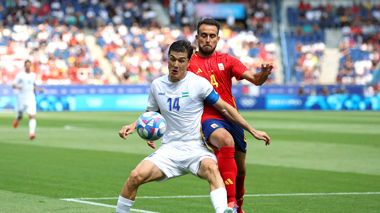 UZB v ESP - पुरुष ग्रुप C | फुटबॉल | ओलंपिक खेल पेरिस 2024