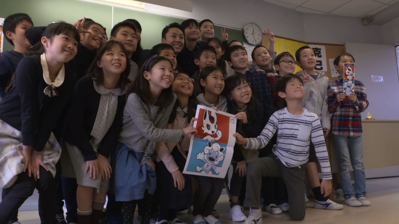 Paris school kids vote in Tokyo 2020 mascot race