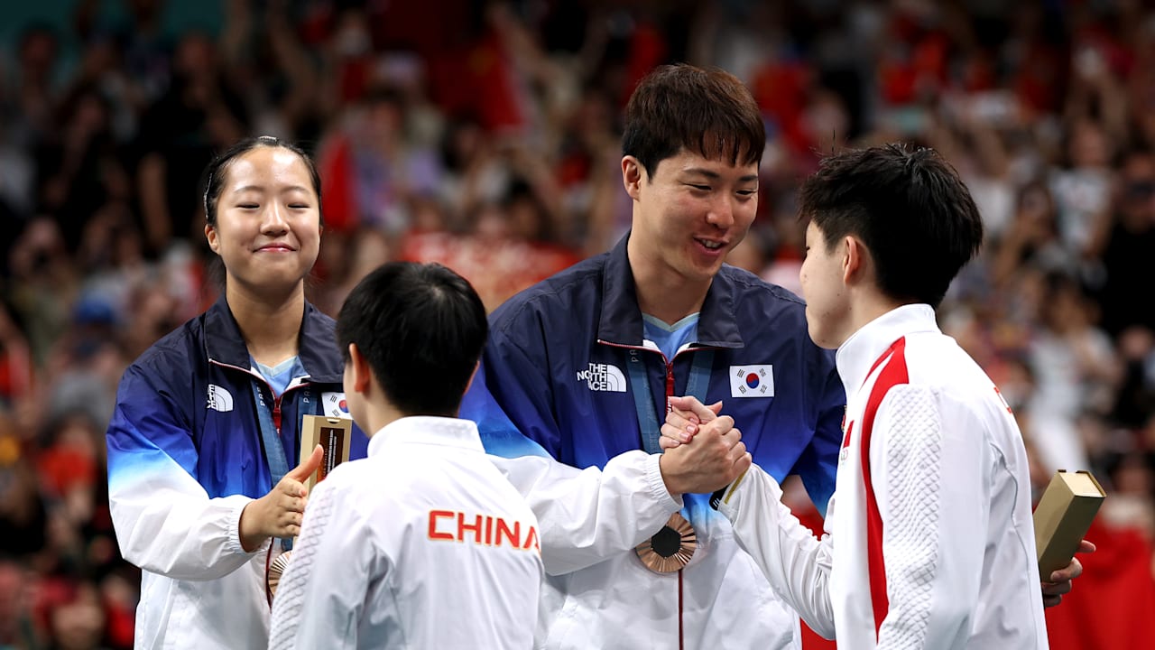 Mixed Doubles Bronze Medal Match Table Tennis Olympic Games Paris 2024