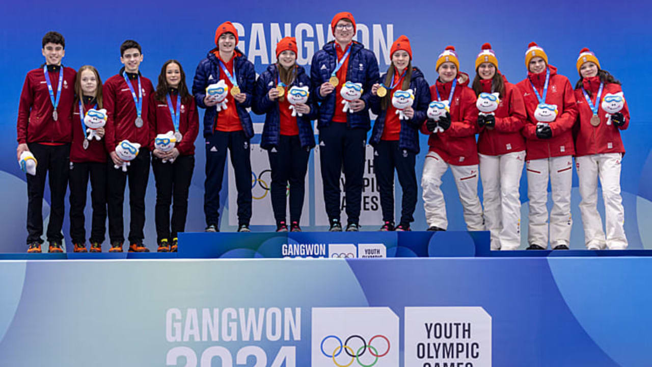 Mixed Team Gold Medal Match DEN GBR Curling Highlights Winter