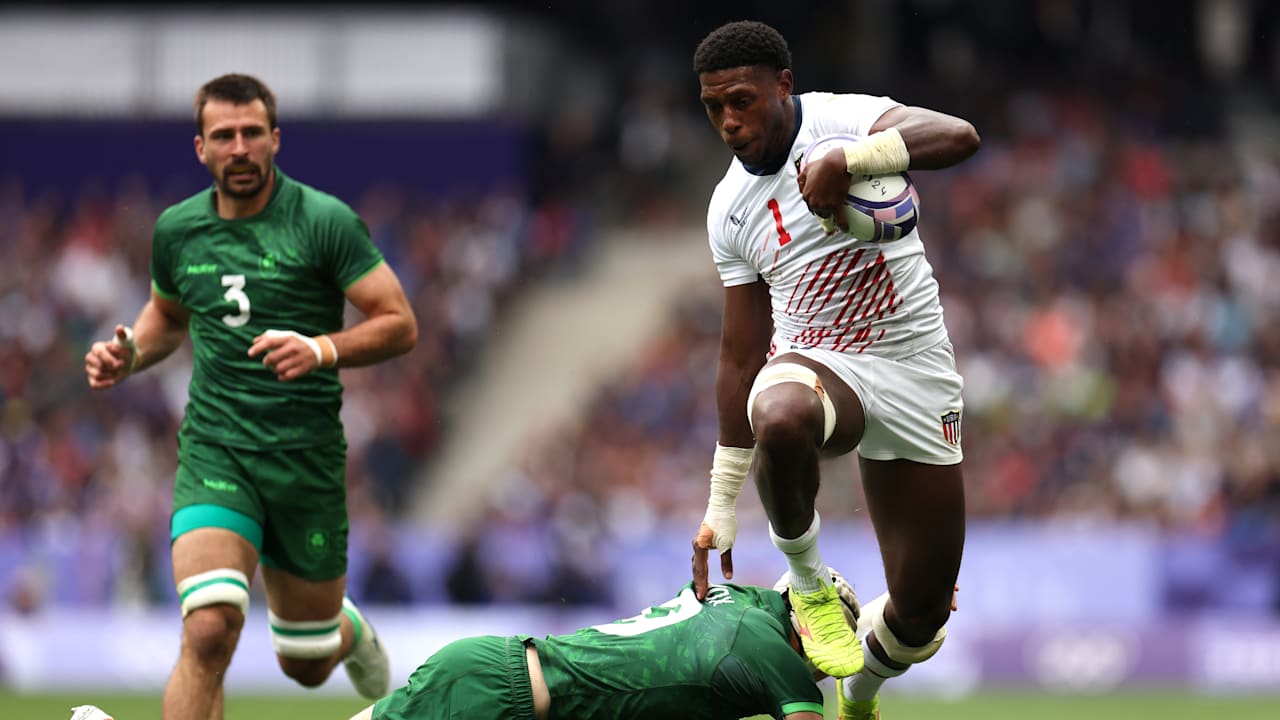 Rugby 7's - M - IRL v USA | Paris 2024 Highlights