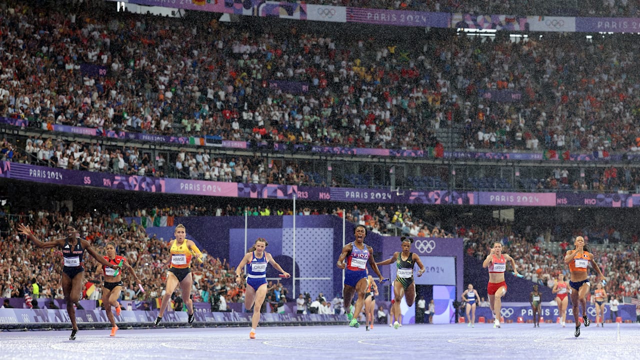 Final de relevo 4x100m (F) | Atletismo | Juegos Olímpicos París 2024