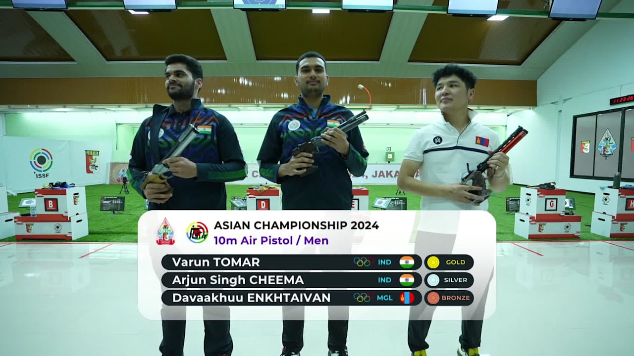 Shooting Asian Olympic Qualifiers highlights: Varun Tomar wins 10m air pistol