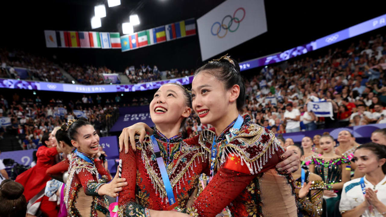 Finale concours des ensembles Gymnastique rythmique Jeux Olympiques