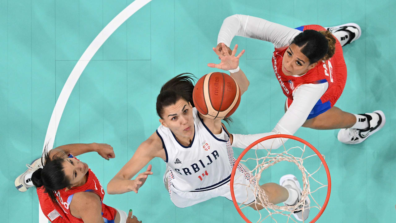 वूमेंस ग्रुप फेज SRB-PUR | बास्केटबॉल | ओलंपिक गेम्स पेरिस 2024