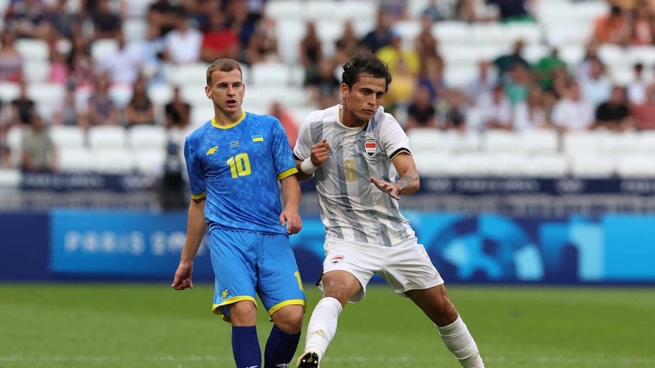 मेंस ग्रुप स्टेज IRQ-UKR | फुटबॉल | ओलंपिक गेम्स पेरिस 2024