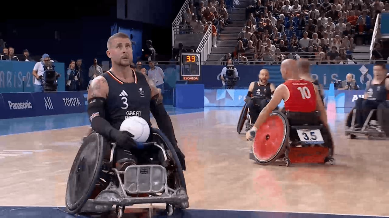 Day 2 - Open Team Preliminary Round GBR - DEN | Wheelchair Rugby | Paralympic Games Paris 2024