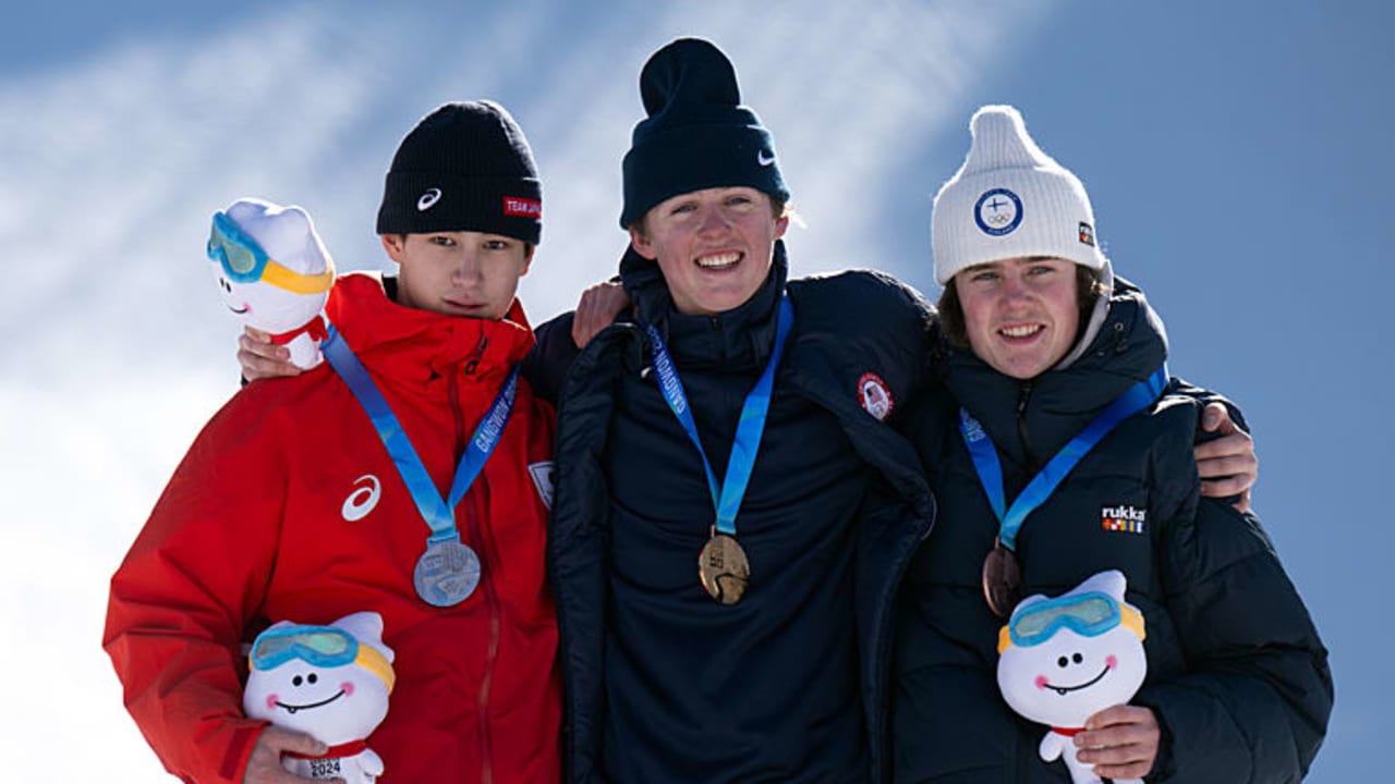 Men's Slopestyle Freestyle Skiing Highlights Winter Youth Olympic