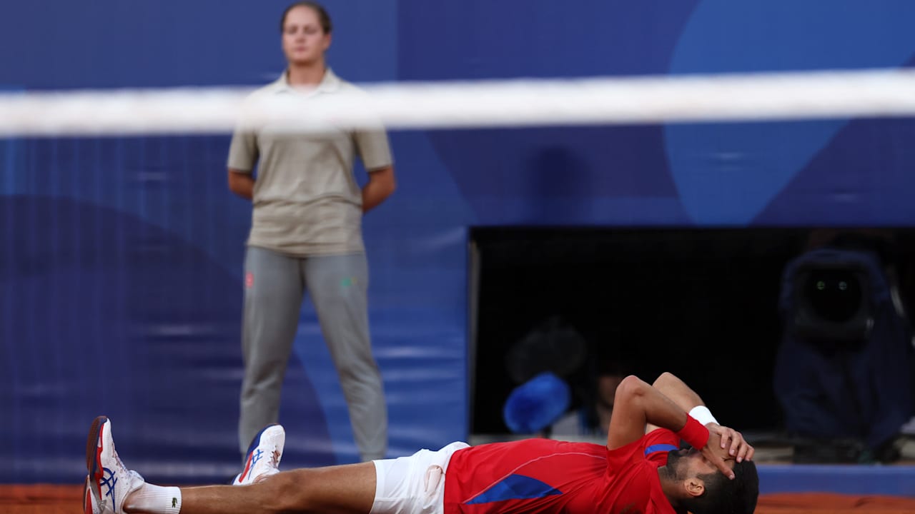 Novak Djokovic (SRB) vs. Lorenzo Musetti (ITA) - Herren Einzel Halbfinale | Tennis | Olympische Spiele Paris 2024