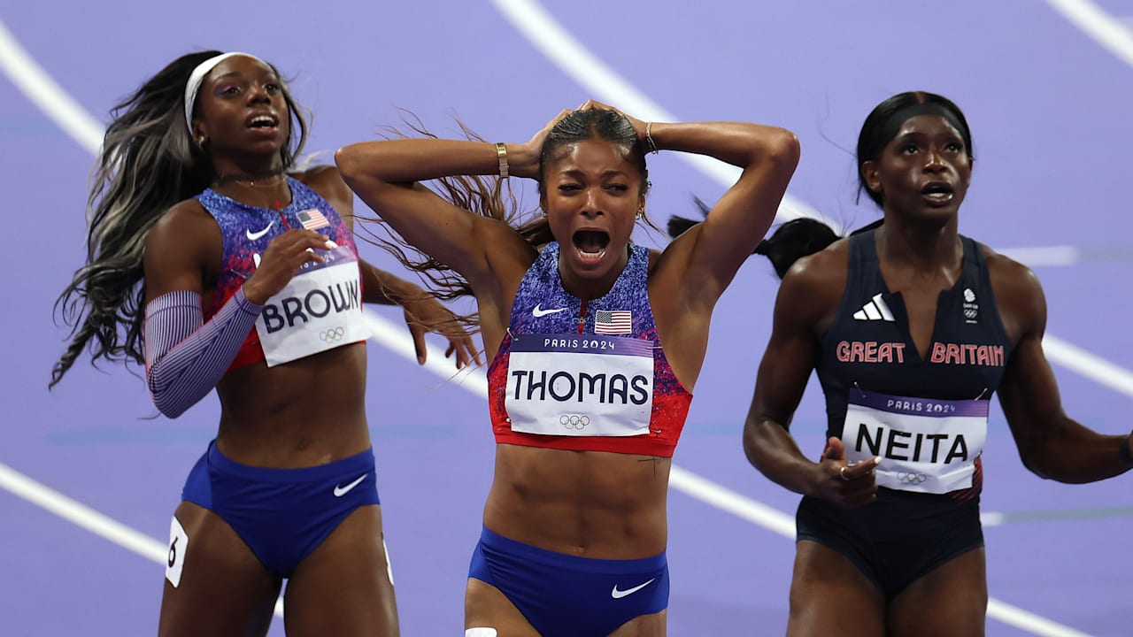 Women's 200m Final Athletics Olympic Games Paris 2024