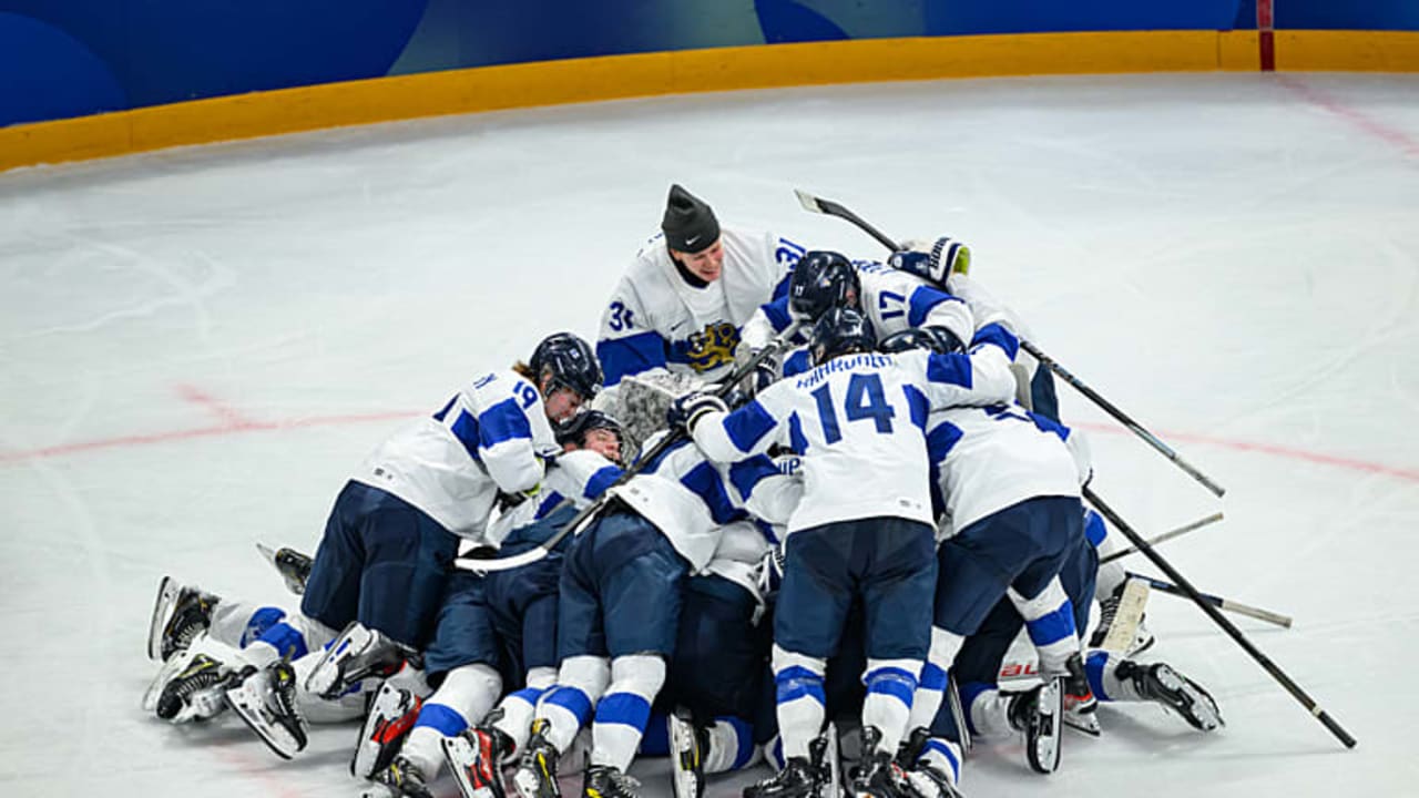 Men's 6ateam Bronze Medal Game CAN FIN Ice Hockey Highlights