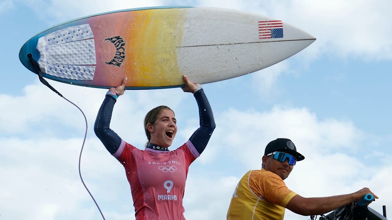 Damen Finale Surfen Olympische Spiele Paris 2024