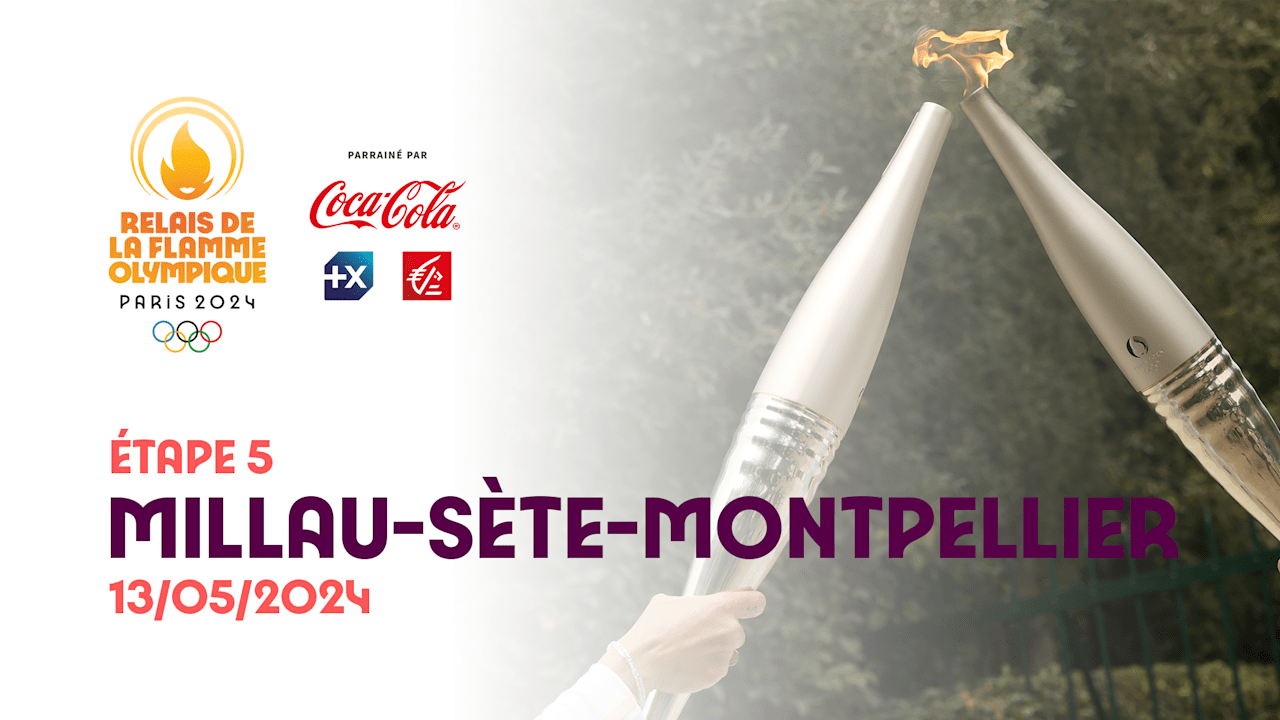 Olympic Torch Relay | Stage 05 - Millau-Sète-Montpellier | Olympic Games Paris 2024