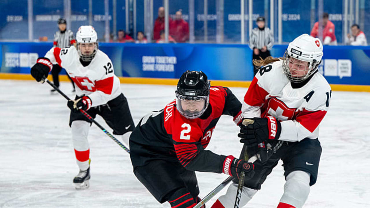 Women's 6ateam Semifinal SUI JPN Ice Hockey Highlights Winter