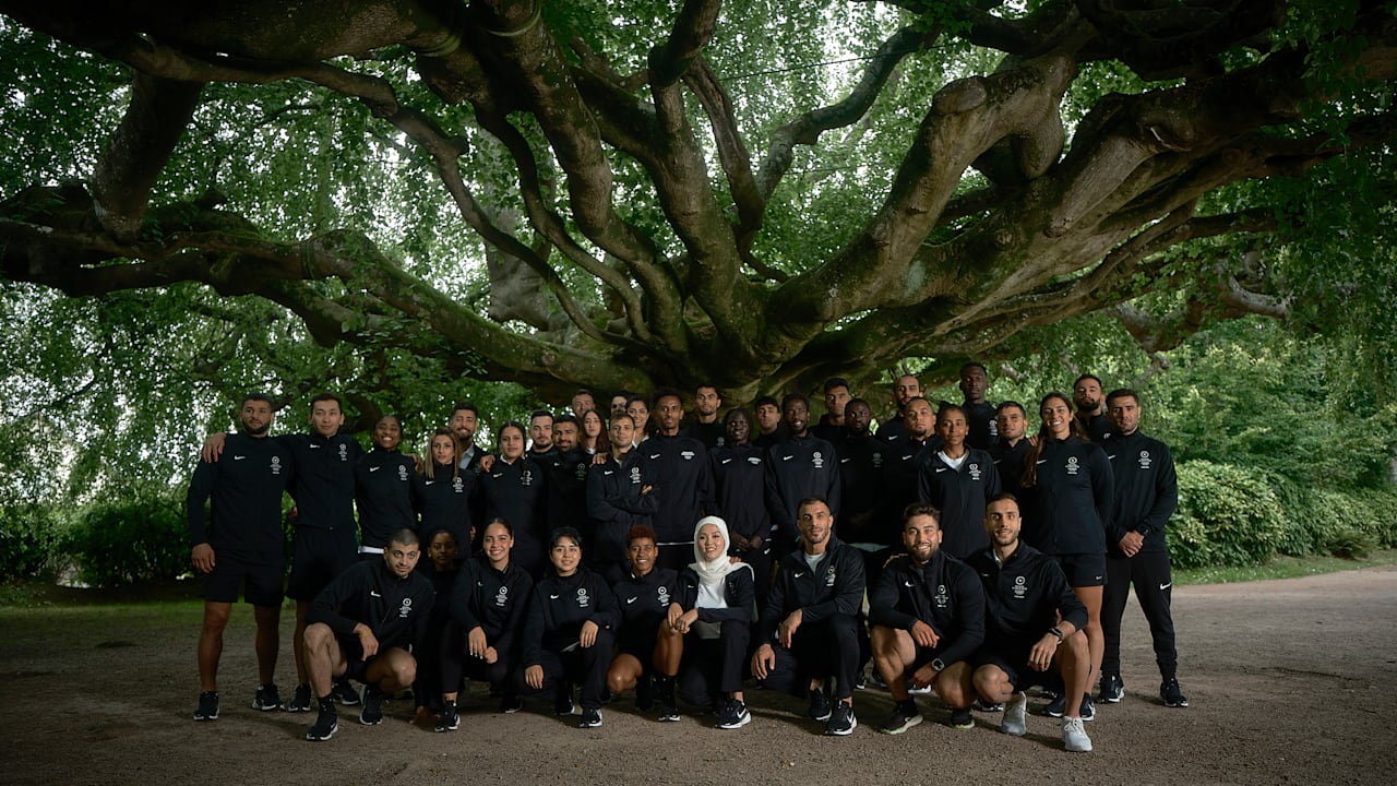 شاهد: أبرز اللقطات من معسكر الفريق الأولمبي للاجئين قبل باريس 2024