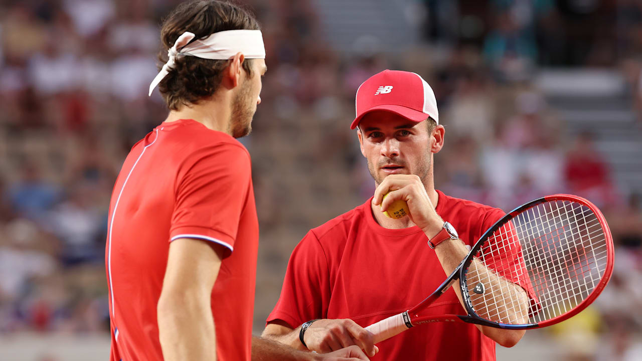 Tennis | M Doubles Quarter-Final | USA v Great Britain | Paris 2024 Highlights