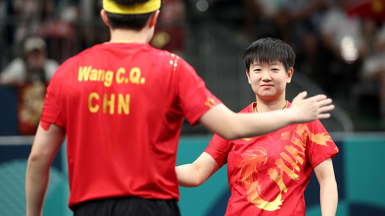 Wang/Sun (CHN) v Lim/Shin (KOR) - Mixed Doubles Semi-Finals | Table Tennis | Olympic Games Paris 2024