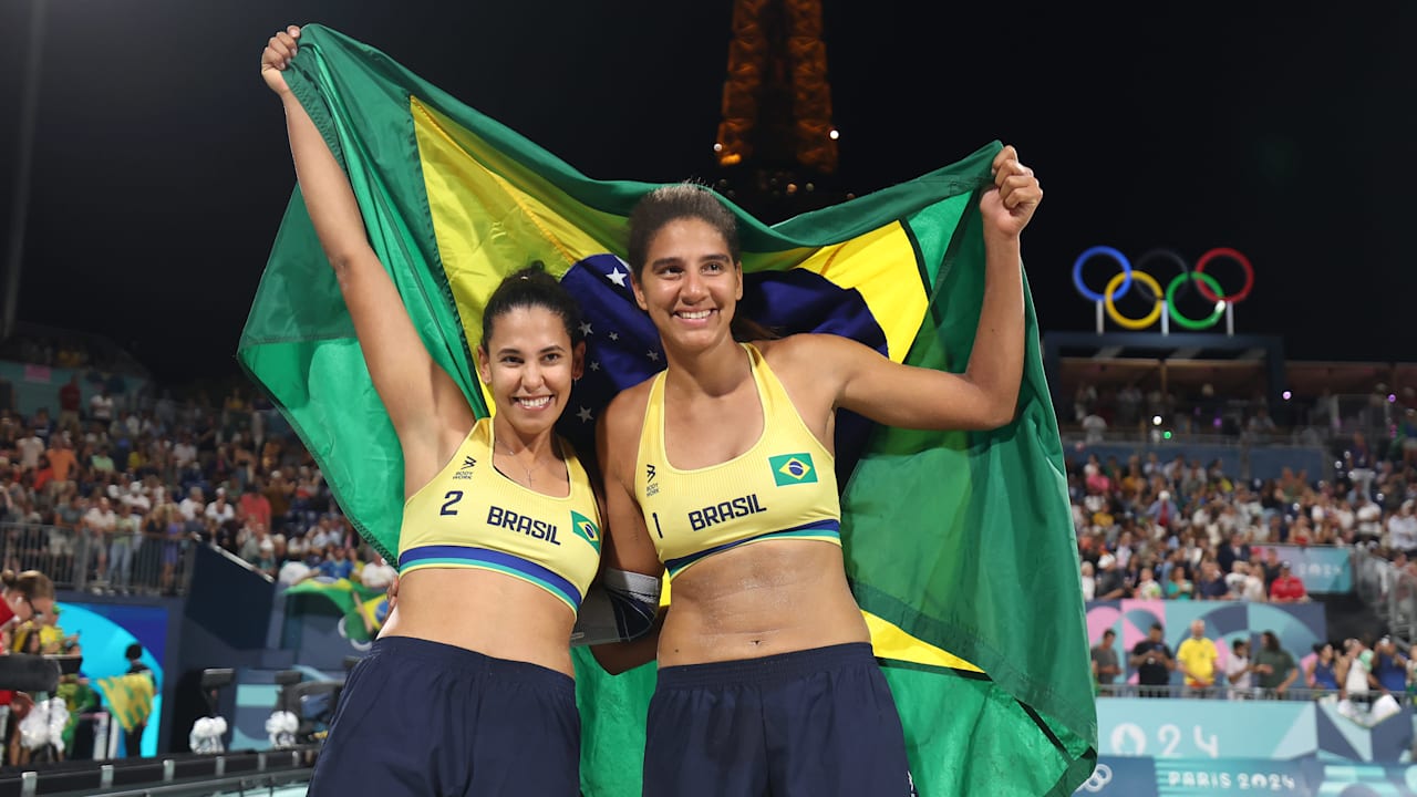 Ana Patricia/Duda (BRA) v Mariafe/Clancy (AUS) - Demi-finale (F) | Volleyball de plage | Jeux Olympiques de Paris 2024