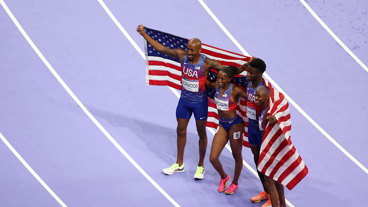 Athletics | 4x400 Mixed Relay Final Paris 2024 Highlights