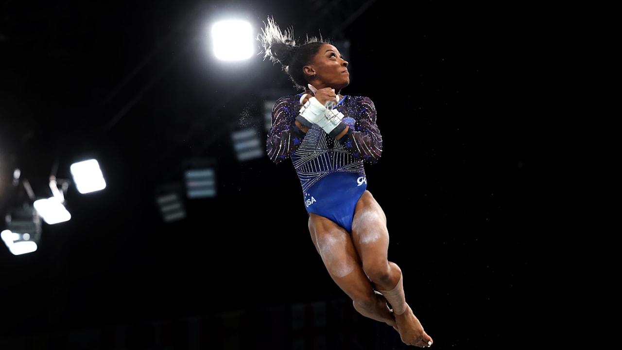 Artistic Gymnastics | W All-Round Final | Simone Biles Uneven Bars | Paris 2024 Highlights