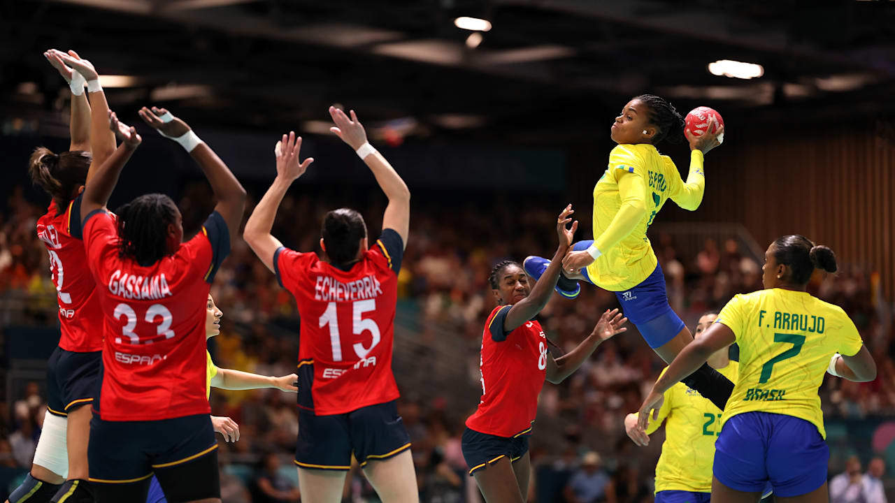 ESP बनाम BRA - वूमेंस ग्रुप बी | हैंडबॉल | ओलंपिक खेल पेरिस 2024 - कंटेंट+