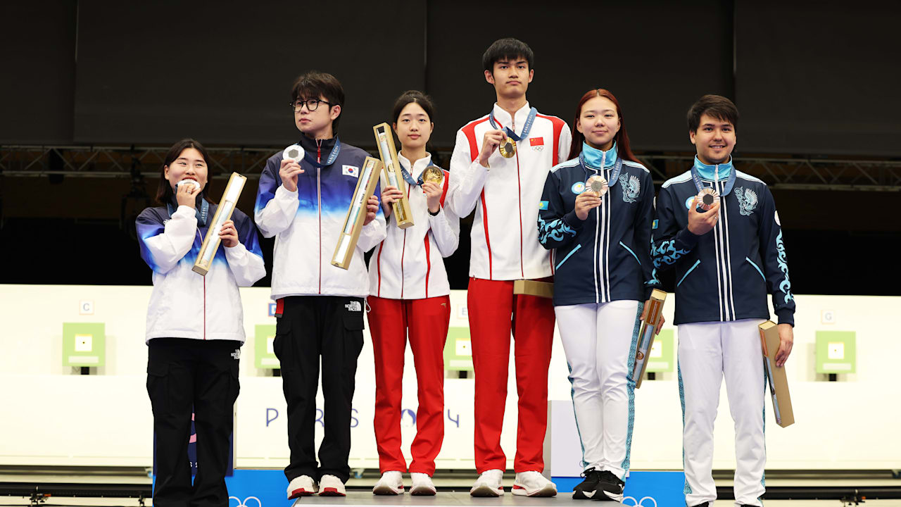 10m Air Rifle Mixed Team Finals | Shooting | Olympic Games Paris 2024