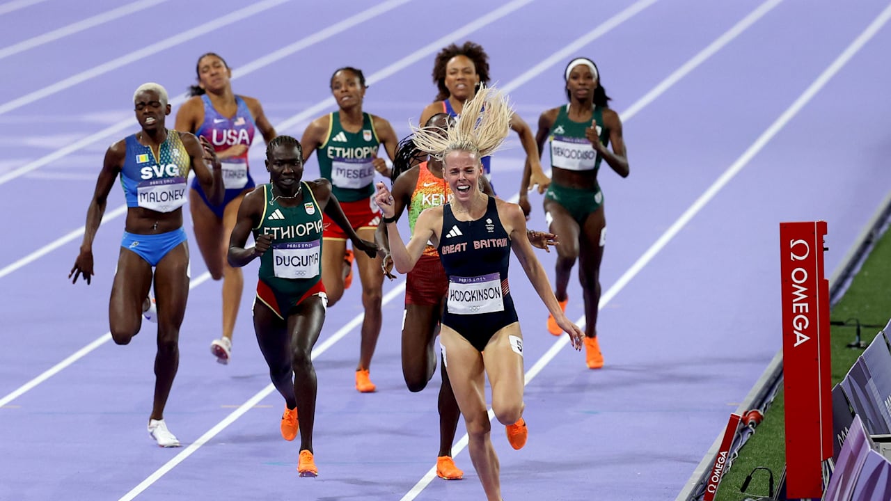 Damen 800m Finale Leichtathletik Olympische Spiele Paris 2024