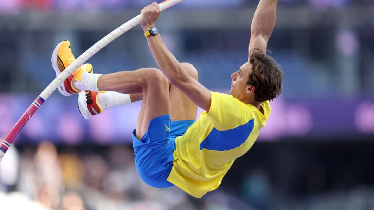 Herren Stabhochsprung Finale Leichtathletik Olympische Spiele Paris