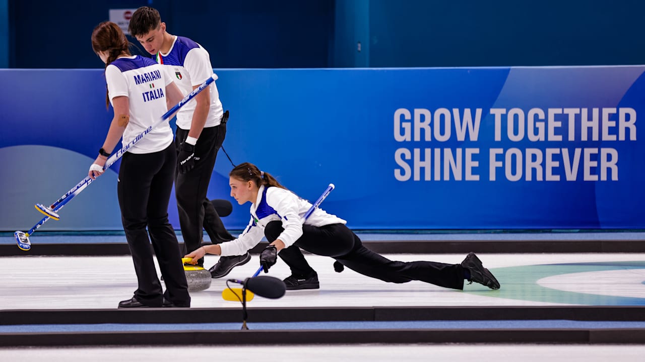 Mixed Team Round Robin KOR - ITA, Curling