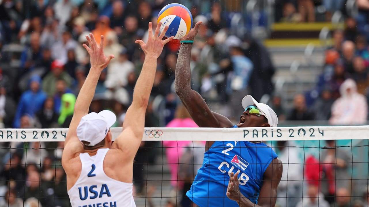 CUB v USA Men´s Preliminary Phase Beach Volleyball Olympic Games Paris 2024