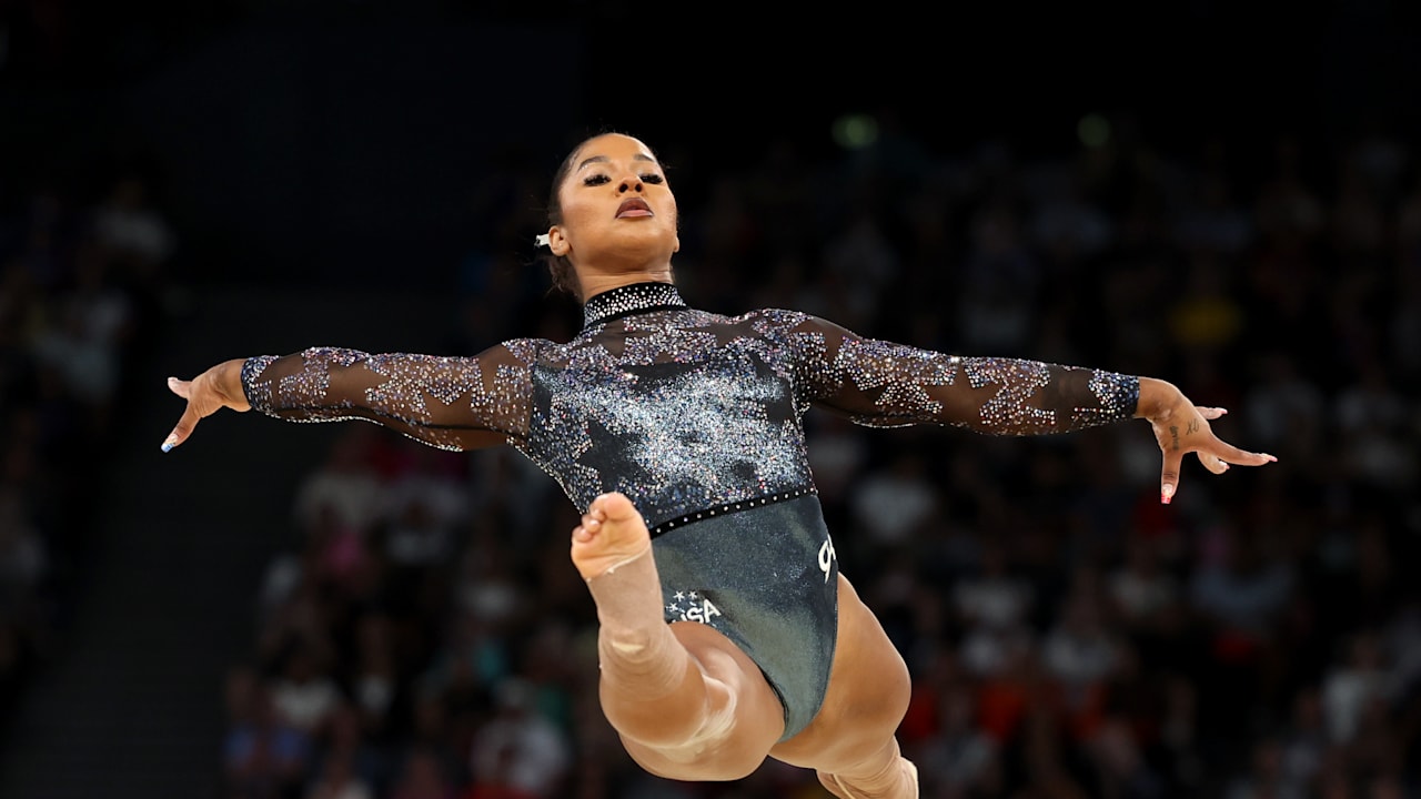 Artistic Gymnastics - W Qualification Subdivision 2 - Jordan Chiles Floor Exercise | Paris 2024 Highlights