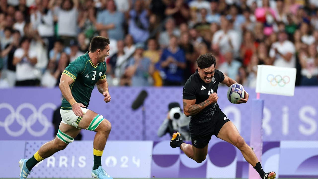 NZL बनाम RSA - मेंस क्वार्टरफाइनल | रग्बी सेवन्स | ओलंपिक खेल पेरिस 2024