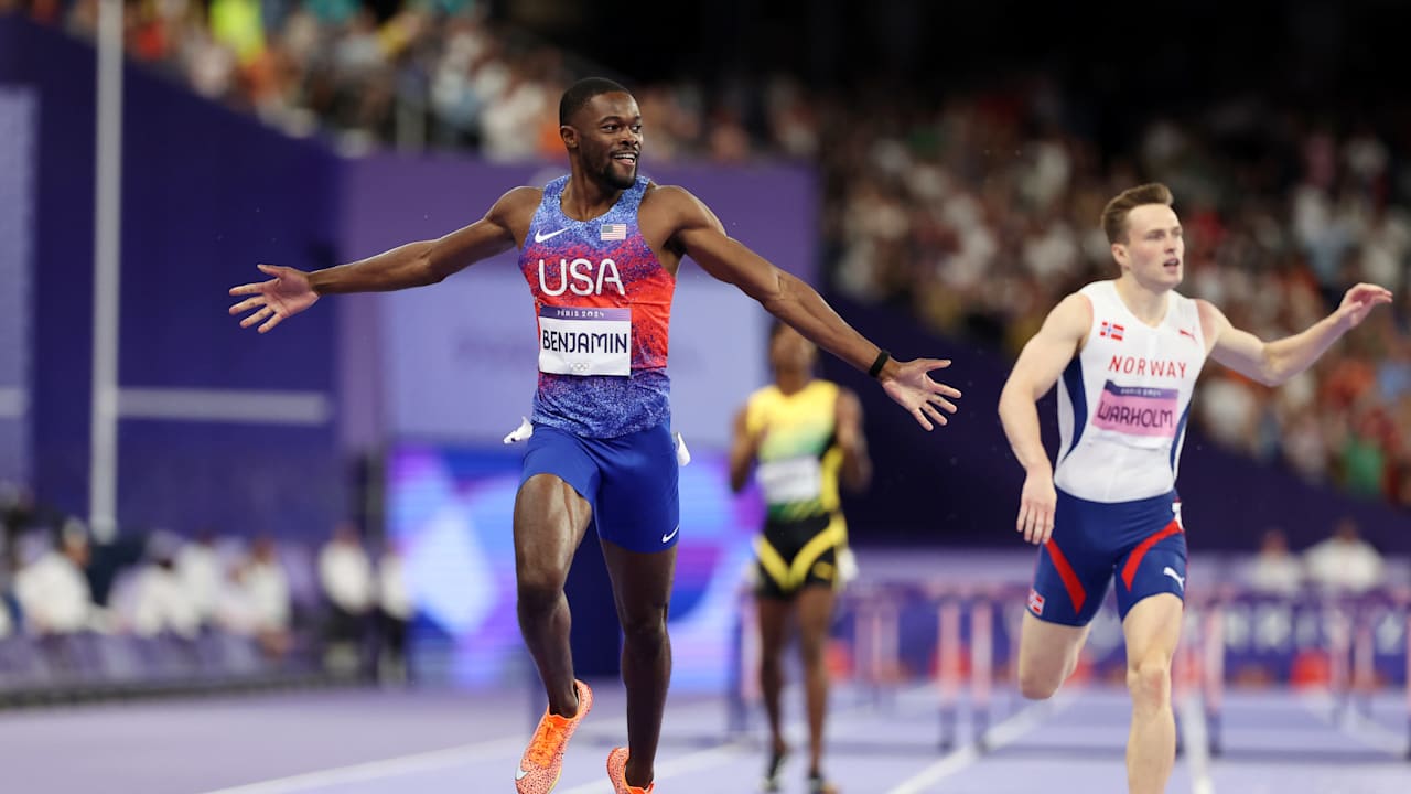 Men's 400m Hurdles Final | Athletics | Olympic Games Paris 2024