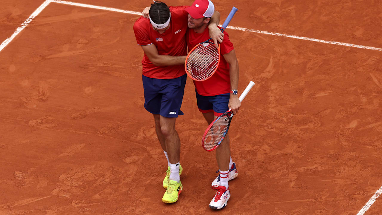 Fritz/Paul (USA) v Machac/Pavlasek (CZE) Men's Doubles Bronze Medal